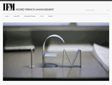 Tablet Screenshot of ingridfrenchmanagement.com